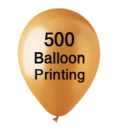 [500 pieces] Balloon Logo Printing 1 Colour